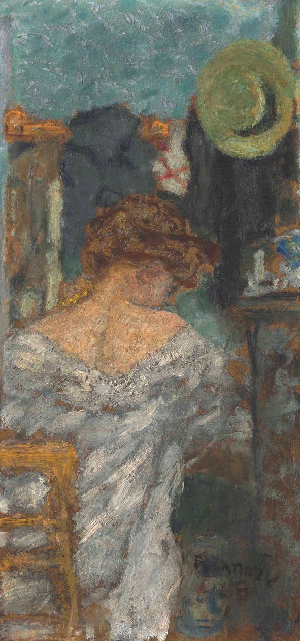 Sittende kvinne, bak av Pierre Bonnard