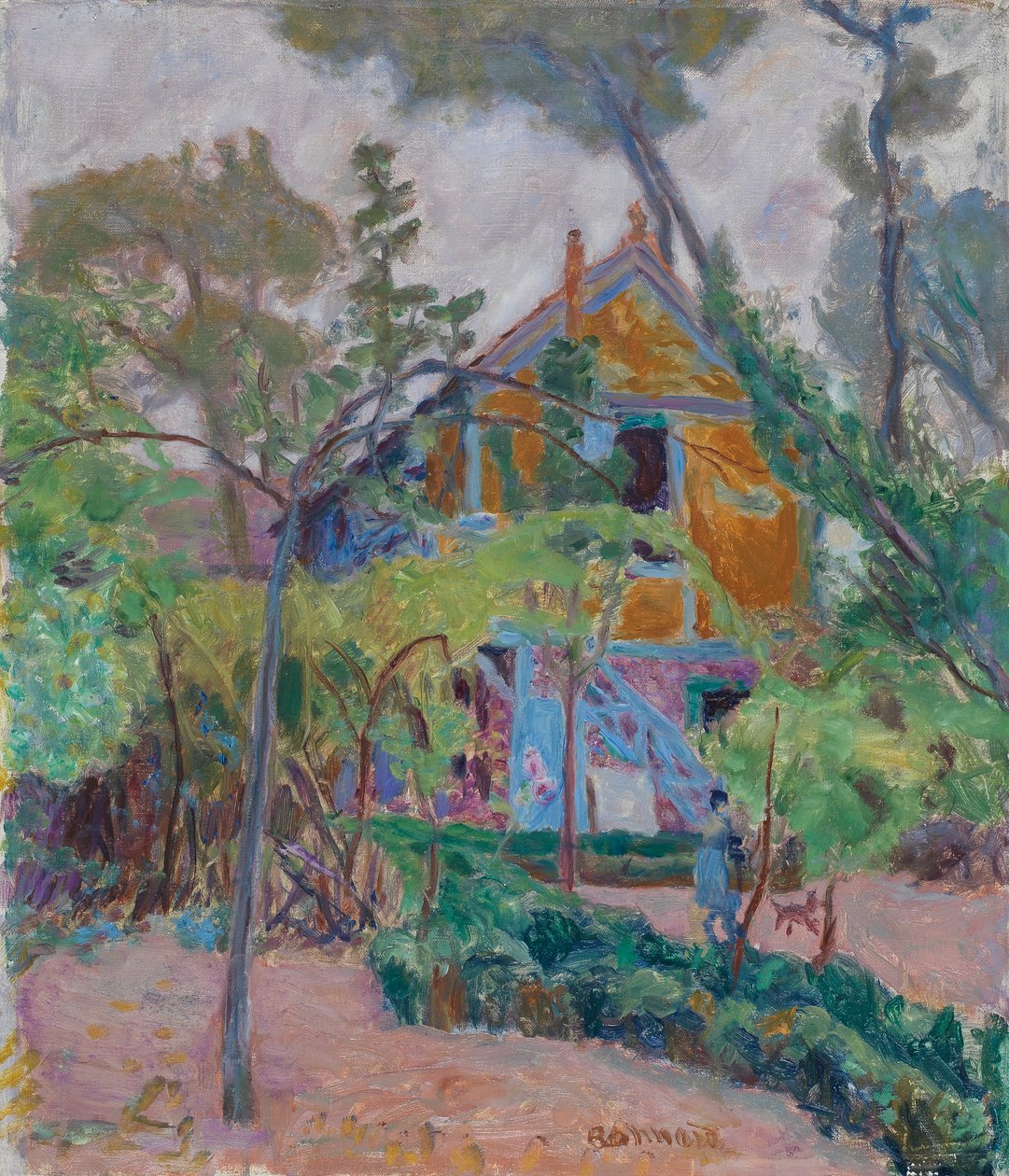 Hus blant trær, 1918 av Pierre Bonnard