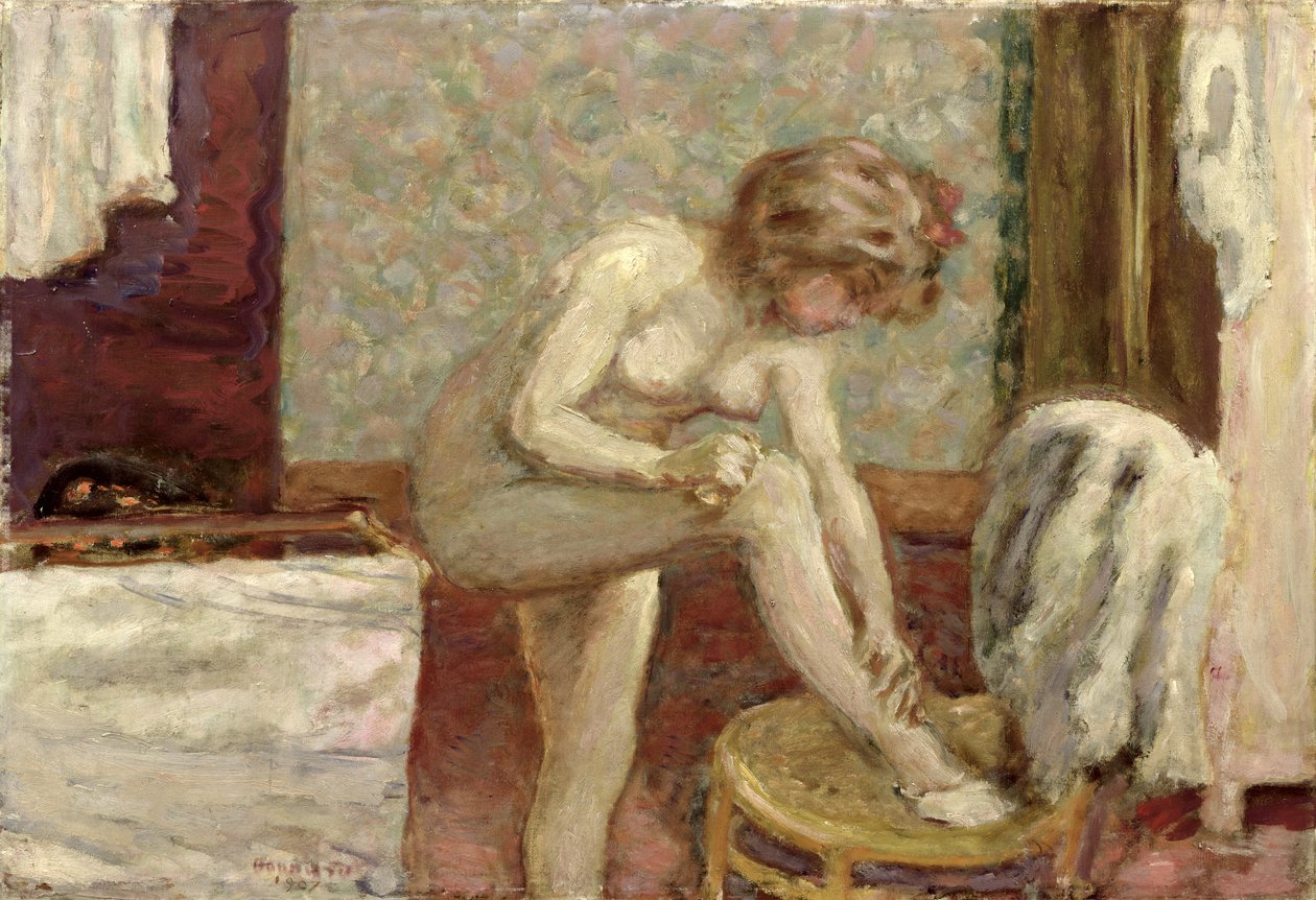 I vaskerommet, 1907 av Pierre Bonnard
