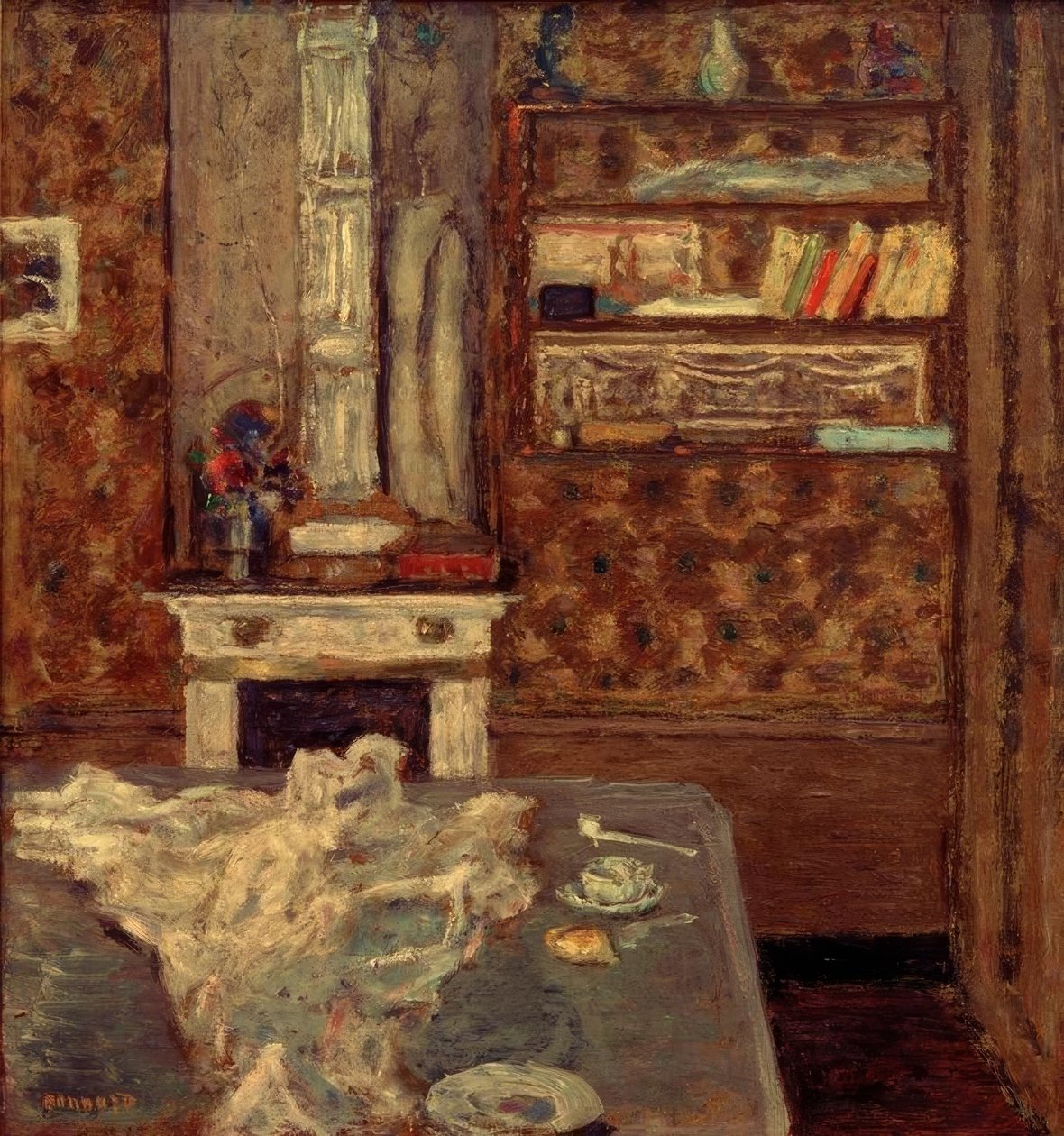 Interiør - Esszimmer av Pierre Bonnard