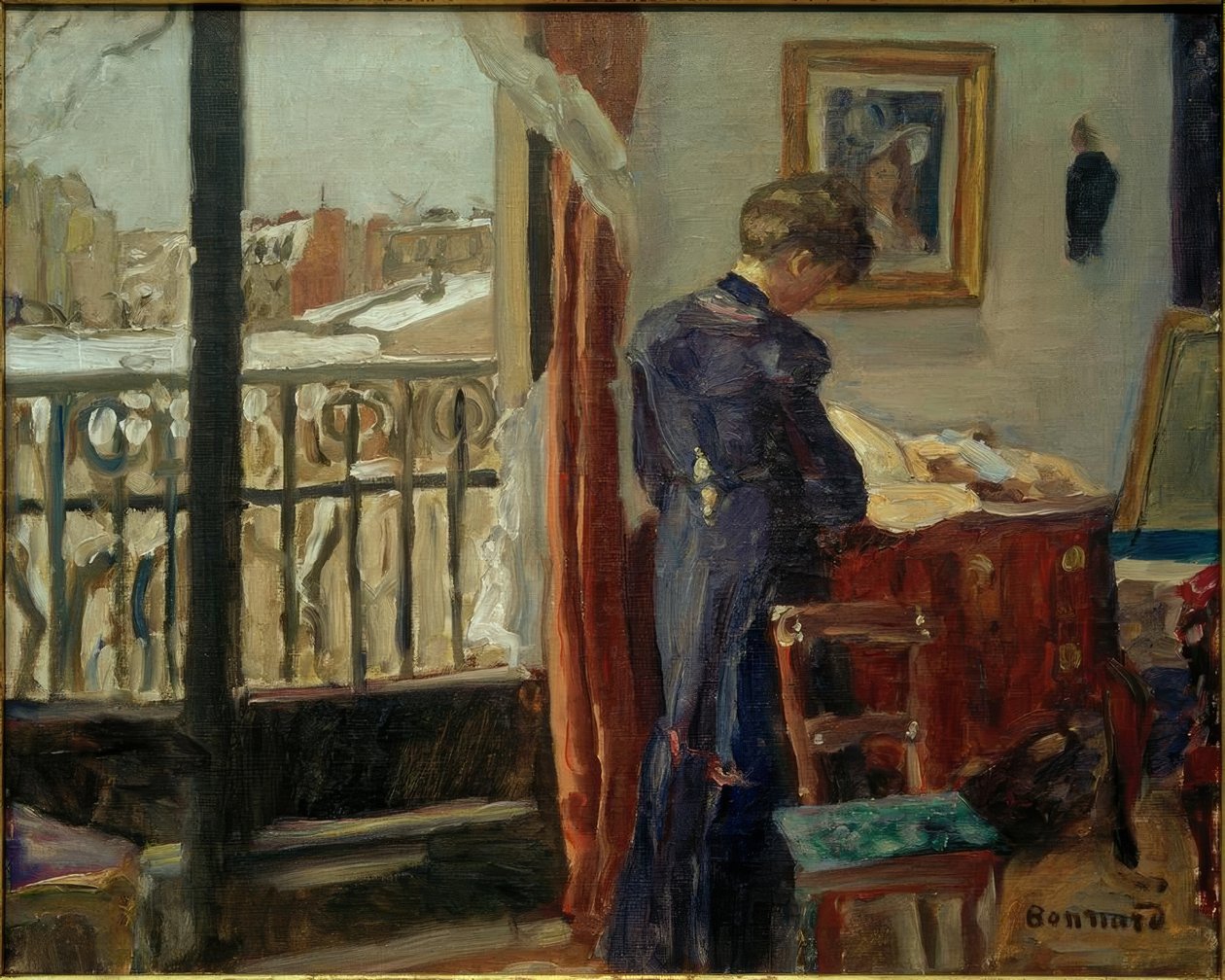 Vinterdag av Pierre Bonnard