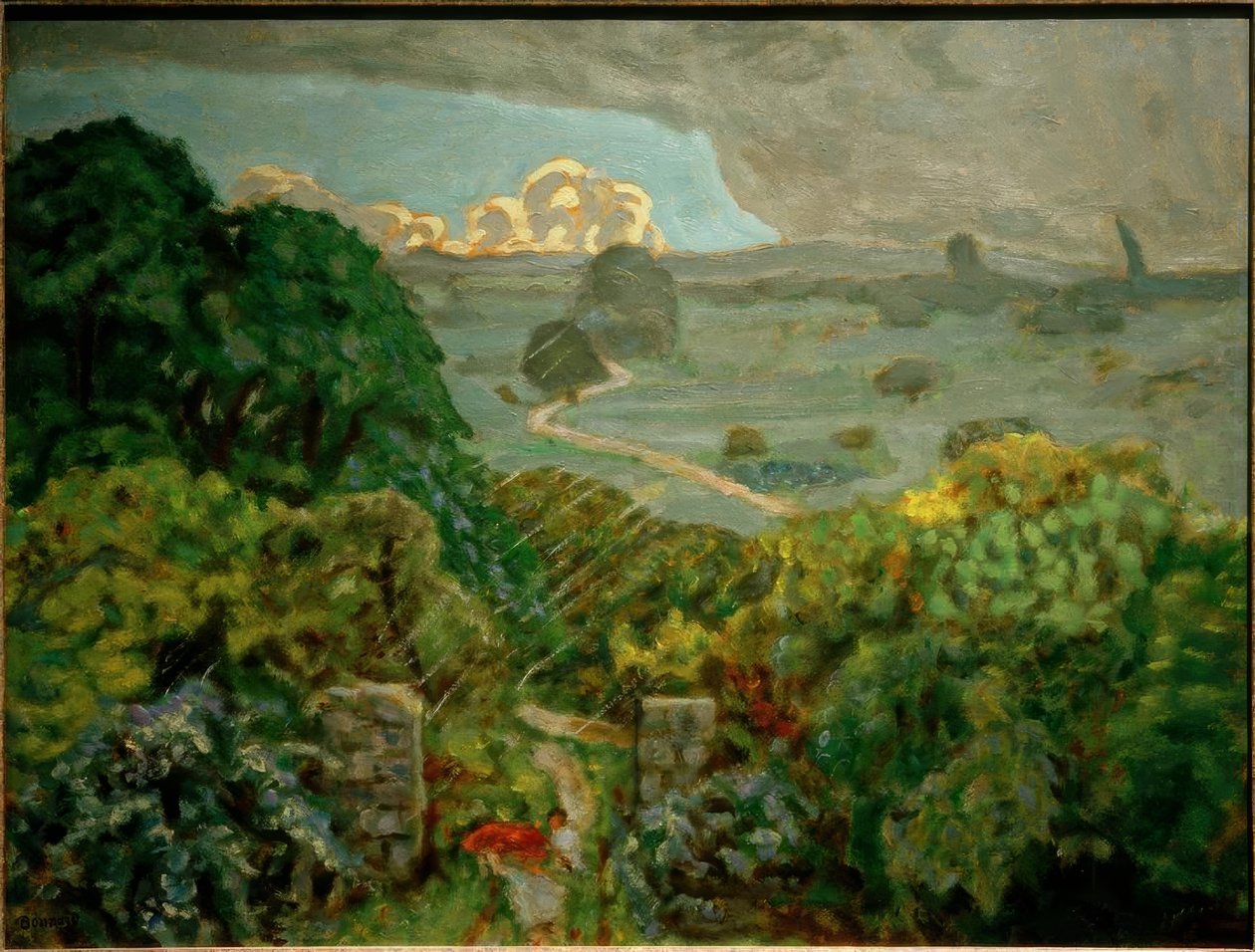 Stormen ved Vernouillet av Pierre Bonnard