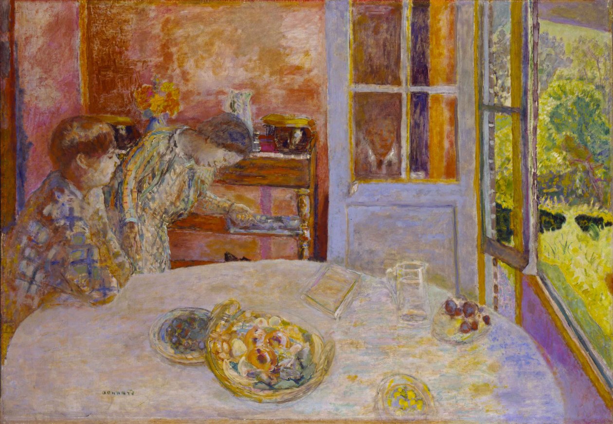 The Dining Room, Vernon, ca. 1925. av Pierre Bonnard