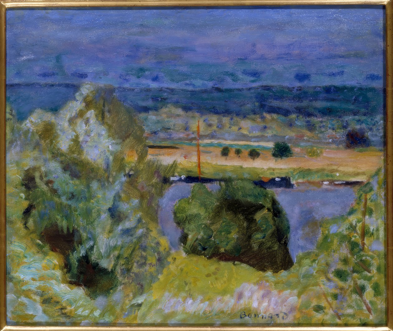 Seinen ved Vernon av Pierre Bonnard