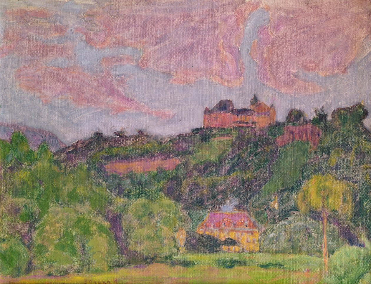 Landskap ved Uriage av Pierre Bonnard
