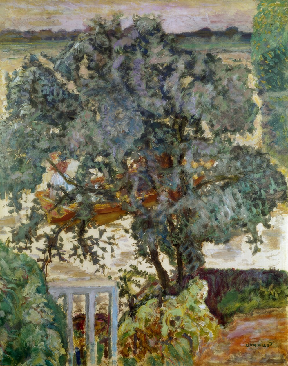 Treet ved elven av Pierre Bonnard