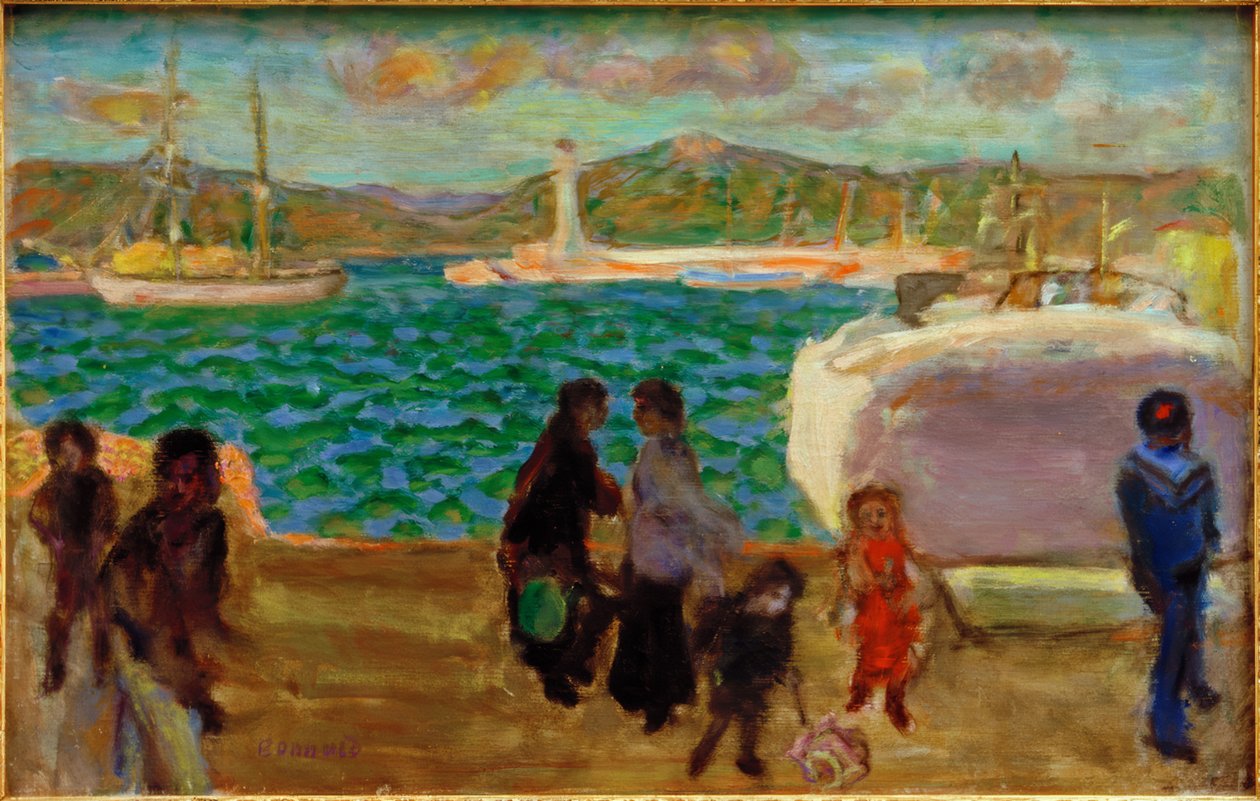Den tåkete bukten (mistralhimmelen) av Pierre Bonnard
