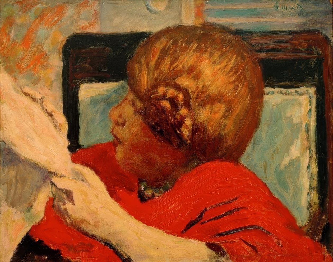 Lesende av Pierre Bonnard