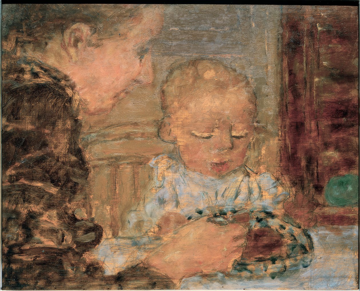 Mor og barn av Pierre Bonnard