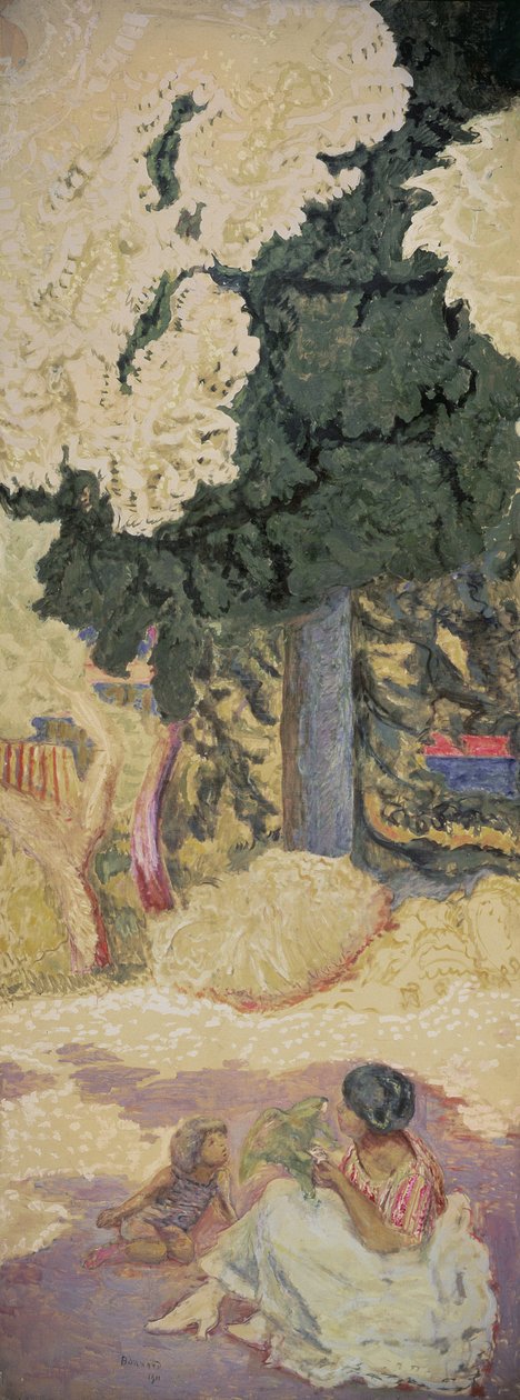 Ved Middelhavet (triptyk), 1911 av Pierre Bonnard