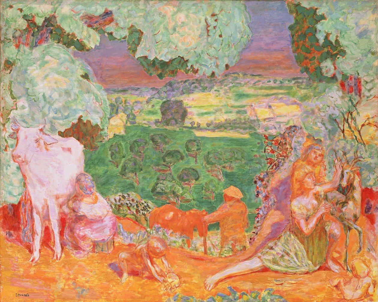 Pastoralsymfoni, 1916-20 av Pierre Bonnard