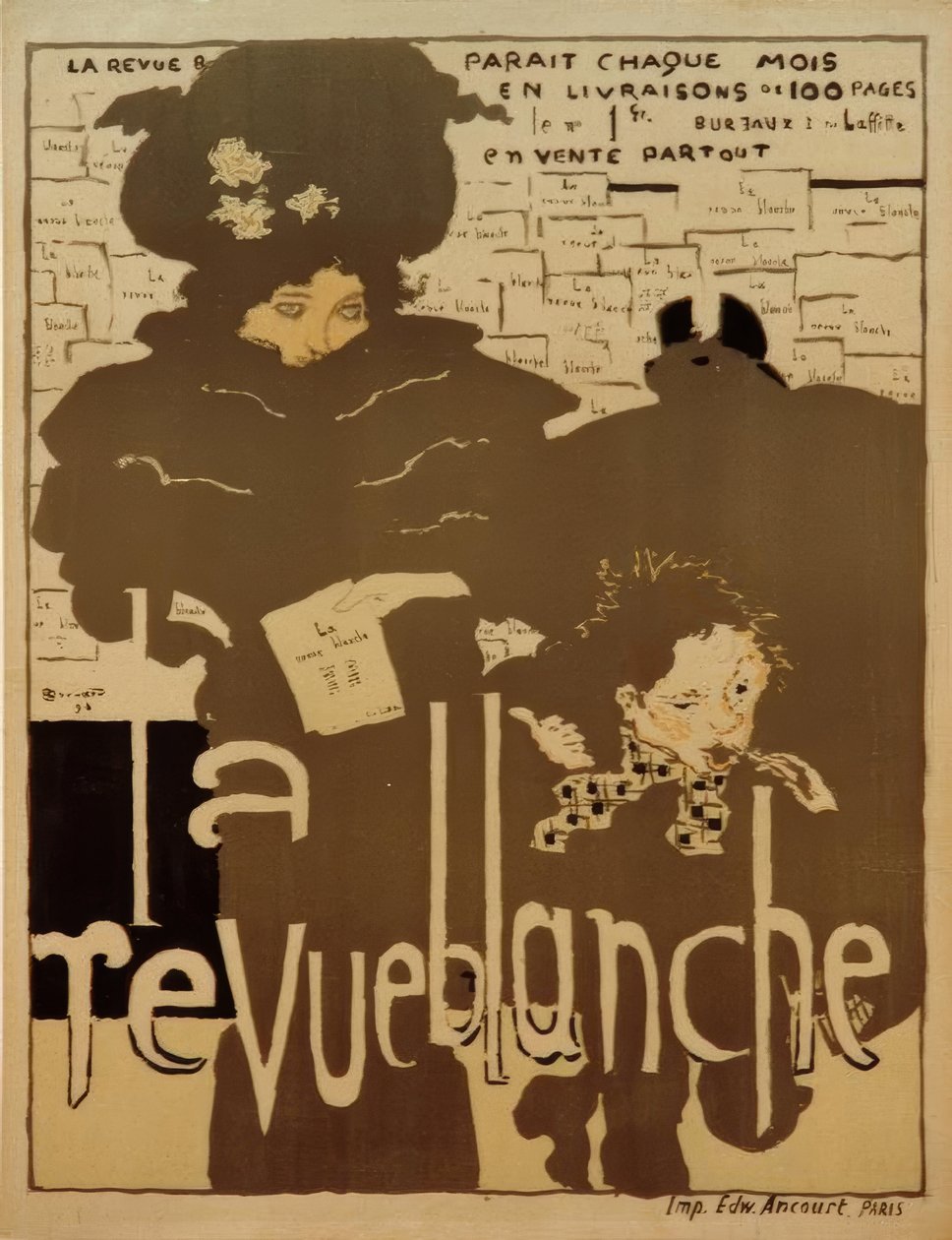 Pierre Bonnard, La Revue Blanche / Plakat av Pierre Bonnard