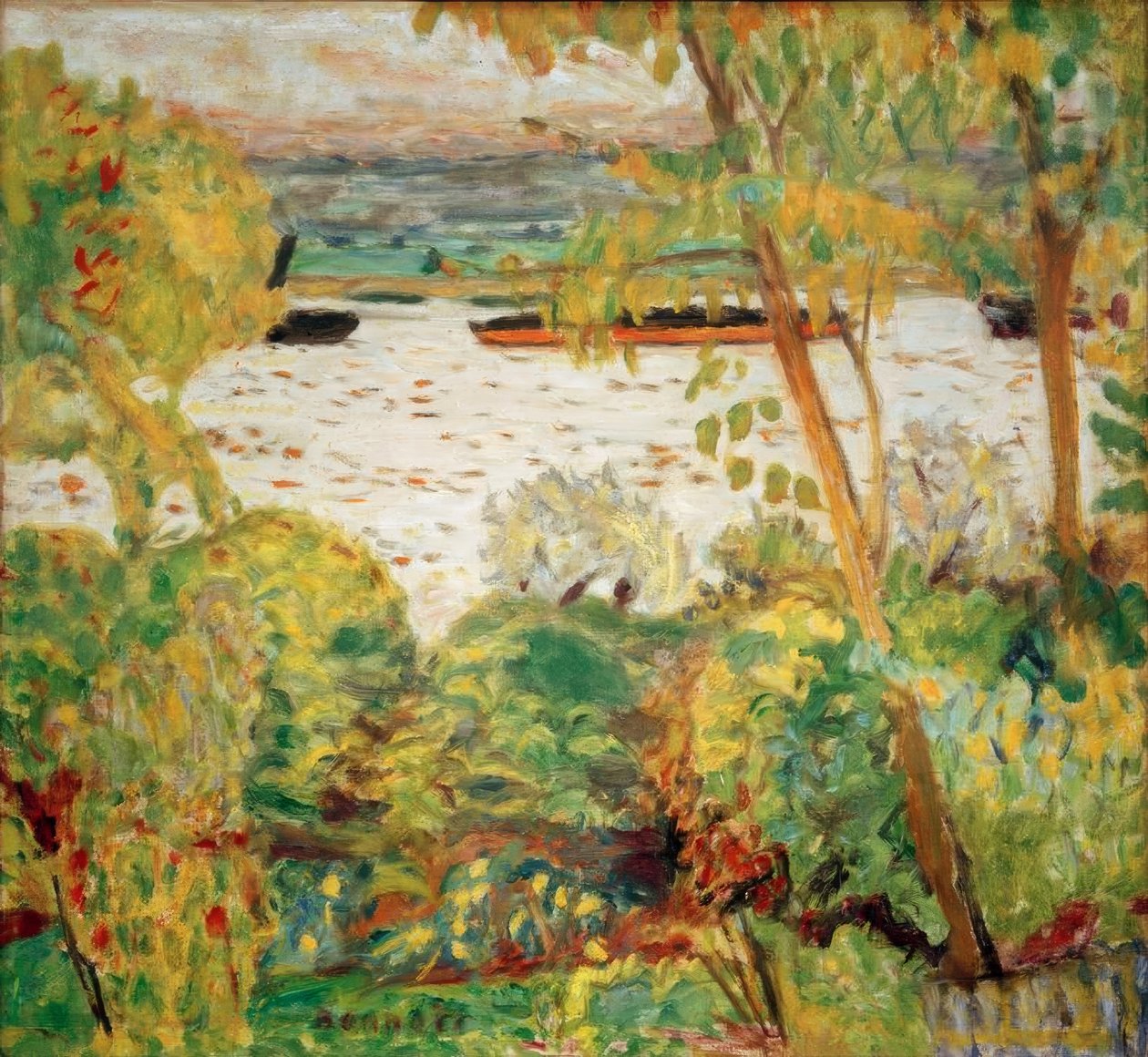 Taubåt i Vernon av Pierre Bonnard