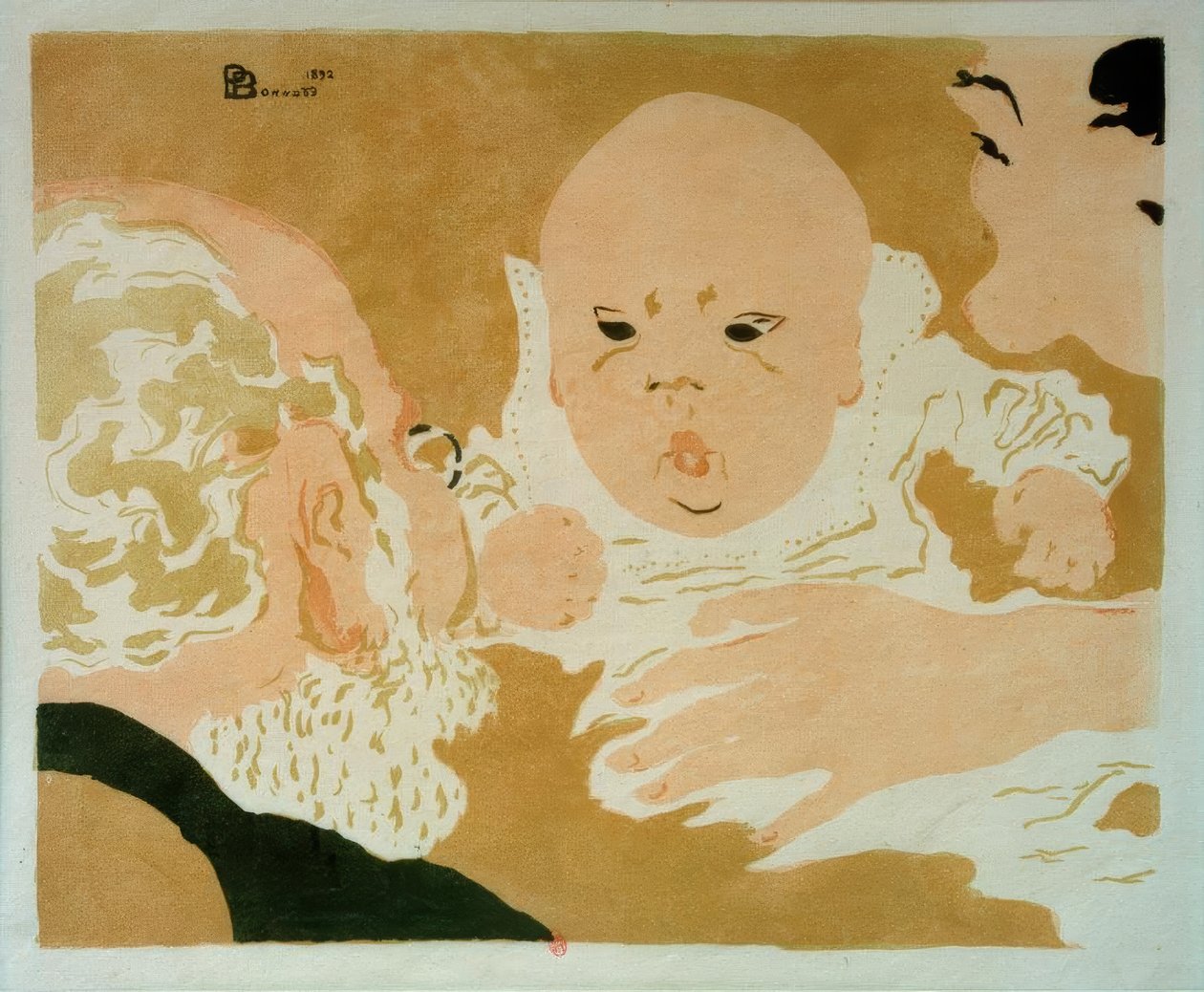 Familiescene av Pierre Bonnard