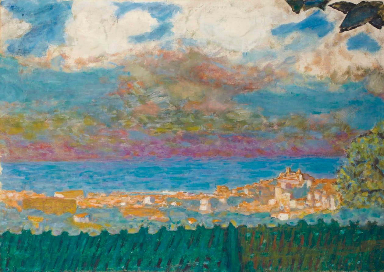 Stormfull himmel over Cannes av Pierre Bonnard