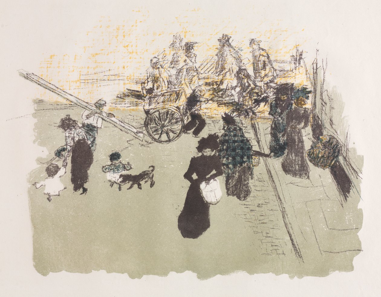 Gatehjørne av Pierre Bonnard