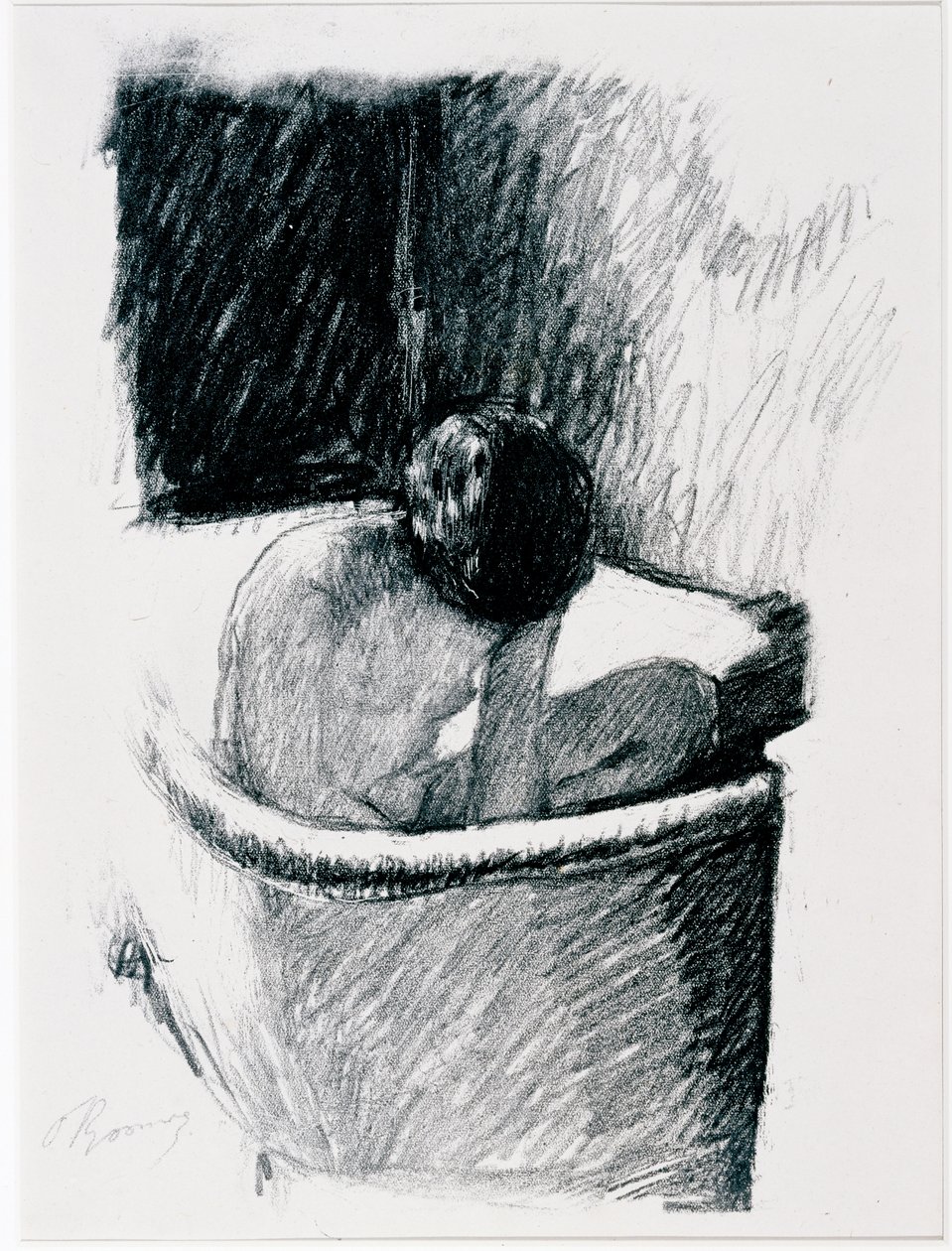 The Bath, ca. 1925 (litho) av Pierre Bonnard