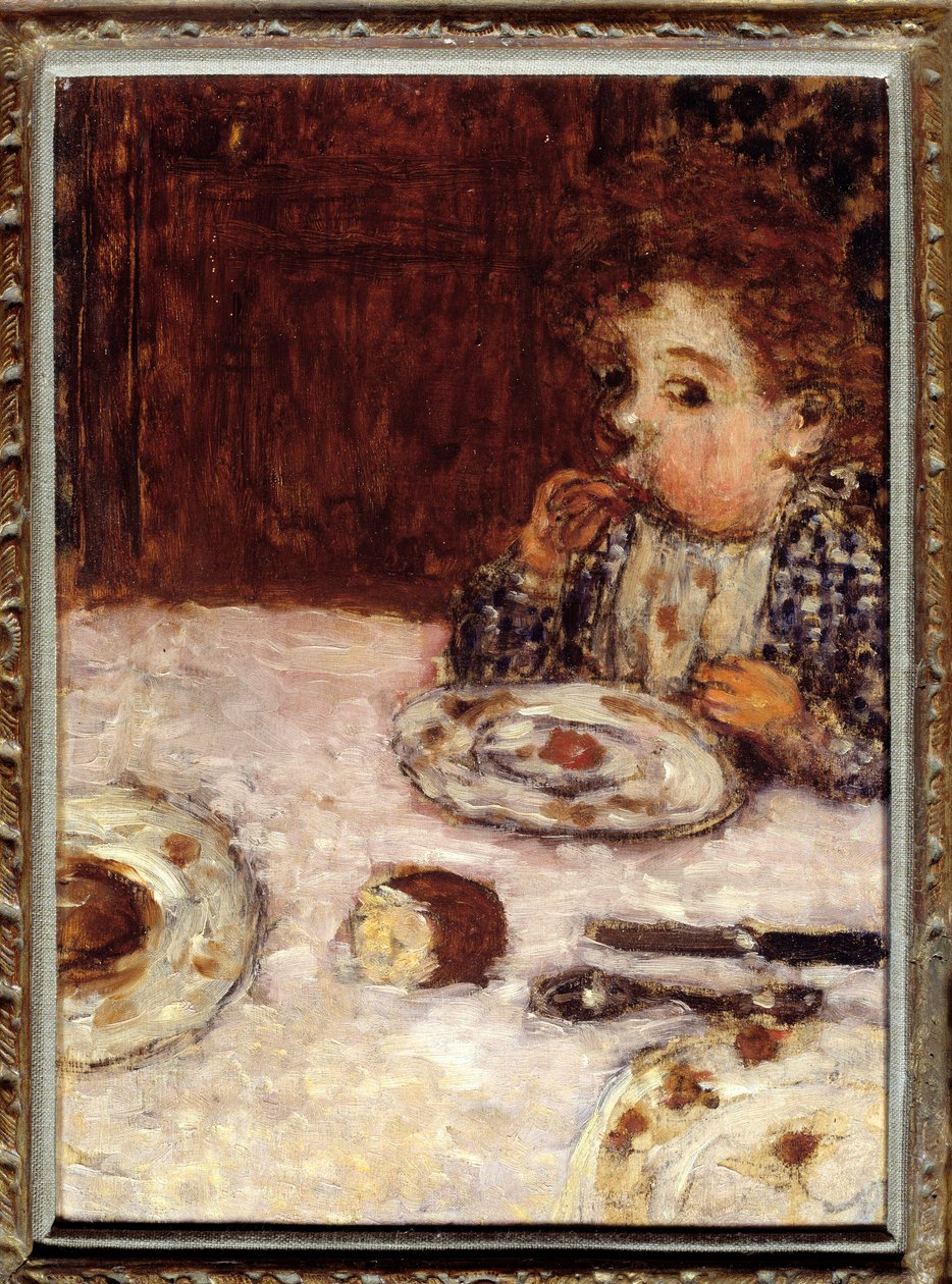 Barnet som spiste lunsj av Pierre Bonnard