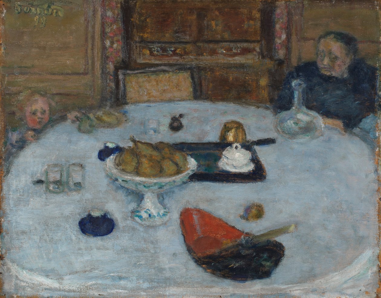 Måltidet, 1899 av Pierre Bonnard