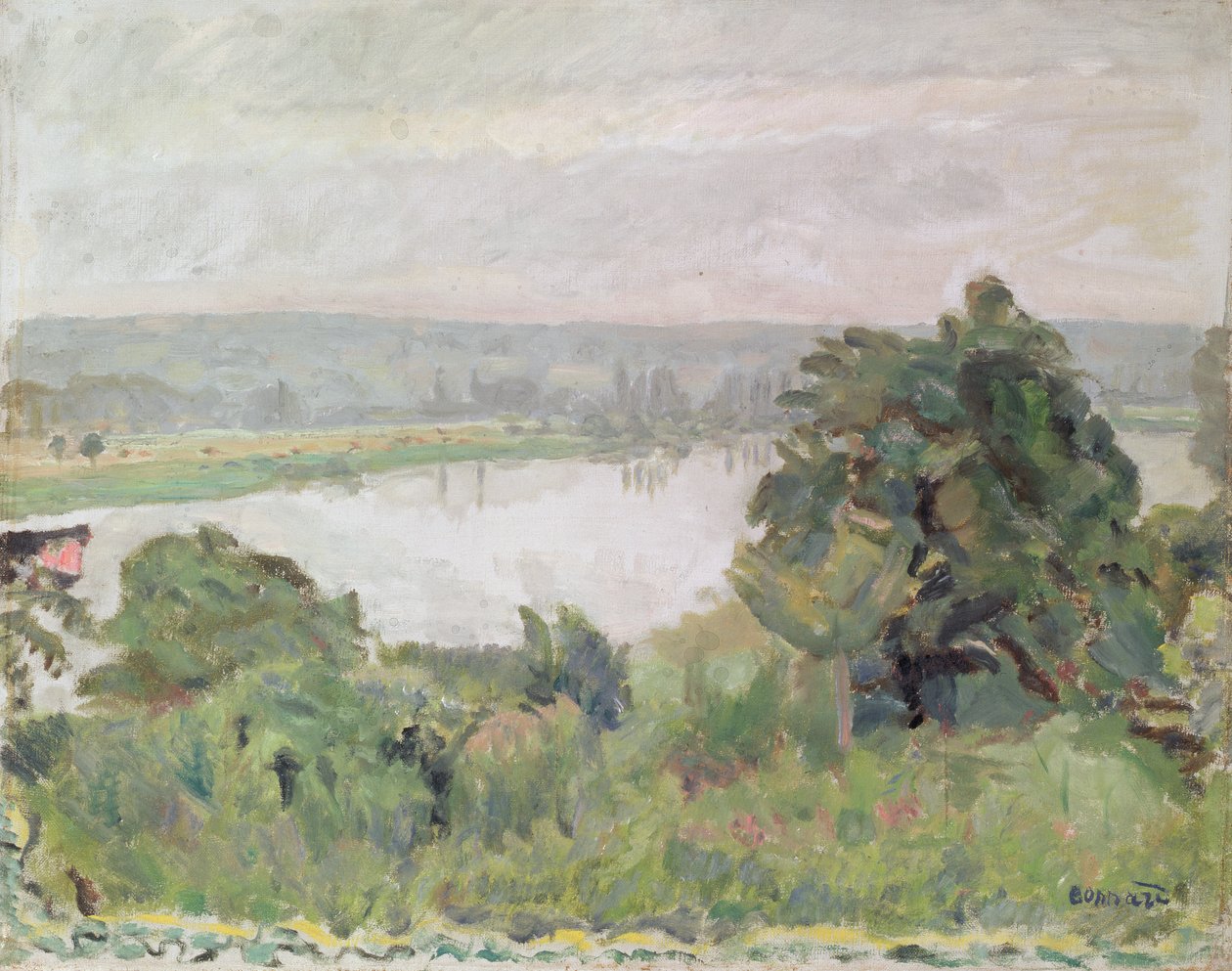 Seinen nær Vernon, 1911 av Pierre Bonnard