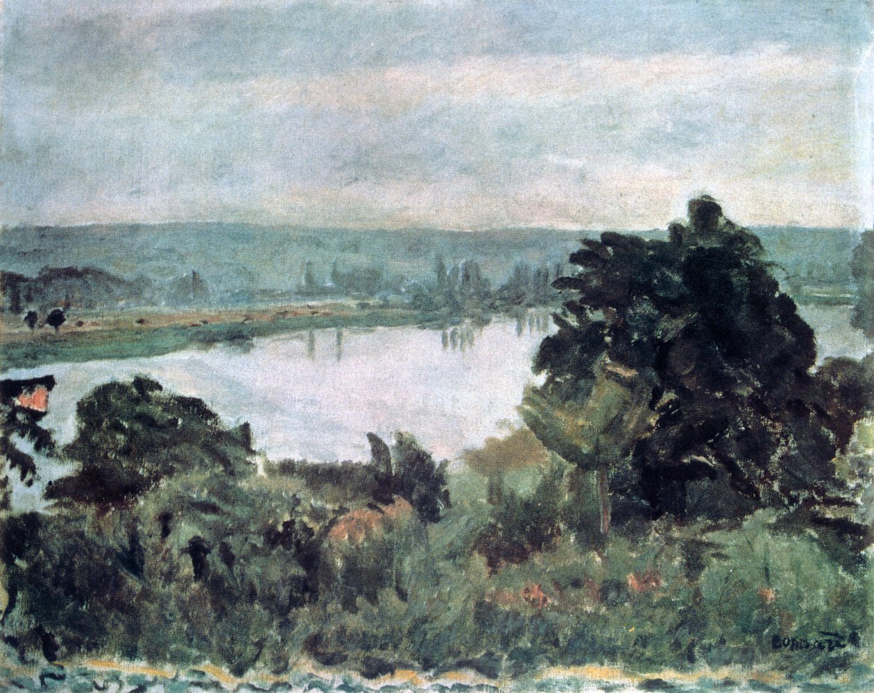 Siene nær Vernon, c1911 av Pierre Bonnard