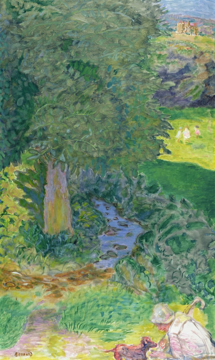 The Stream, ca. 1916 av Pierre Bonnard