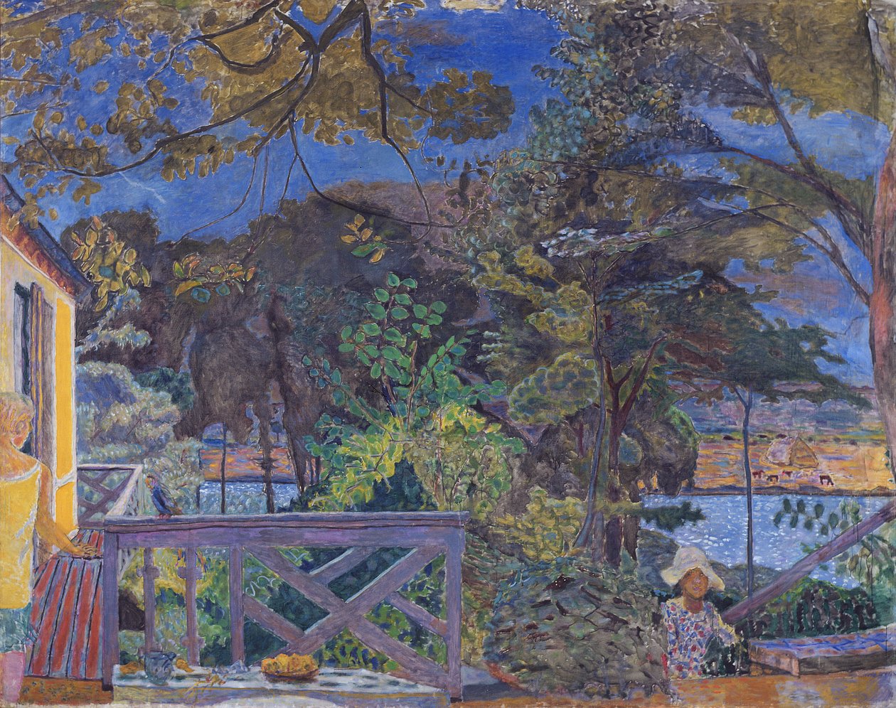 The Terrace at Vernon, 1928 av Pierre Bonnard