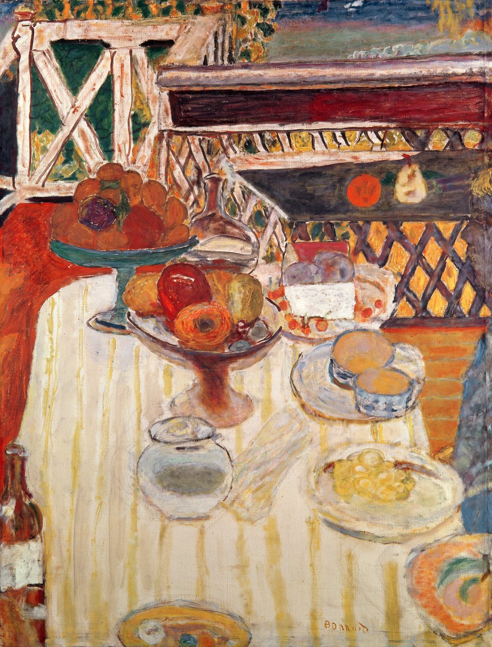 Den hvite duken av Pierre Bonnard