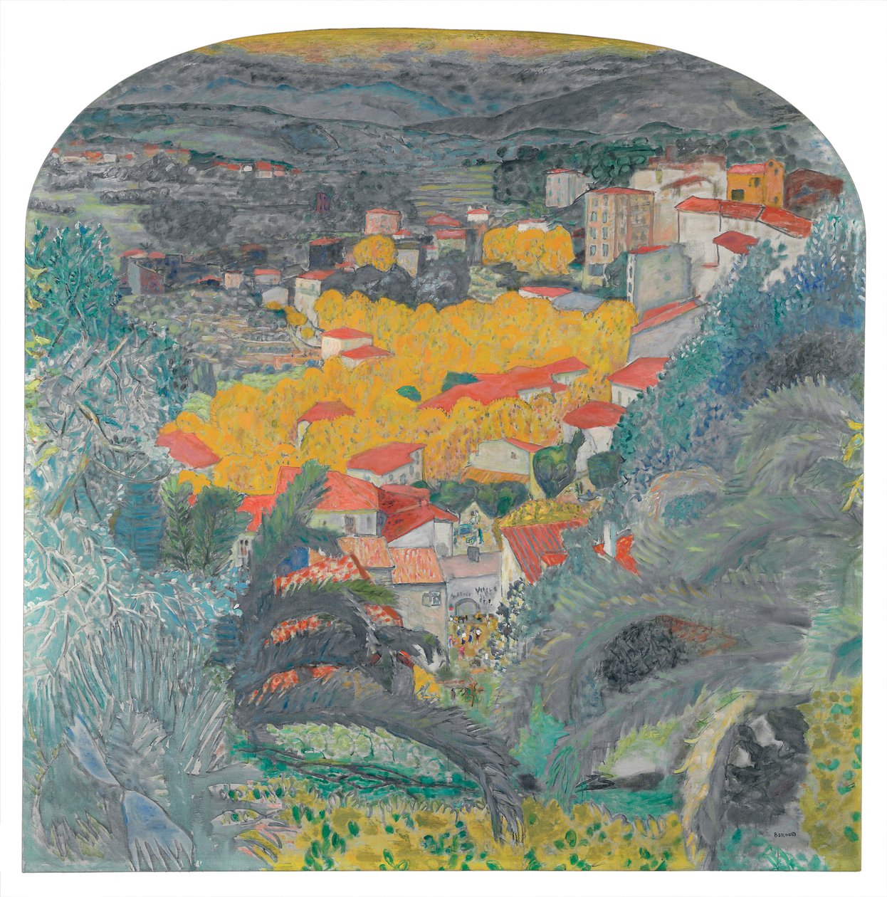Utsikt over Le Cannet; Utsikt over Le Cannet av Pierre Bonnard