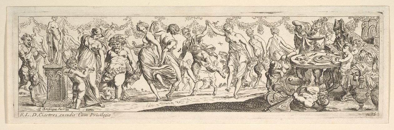 Bachnal, 1615-42. av Pierre Brebiette