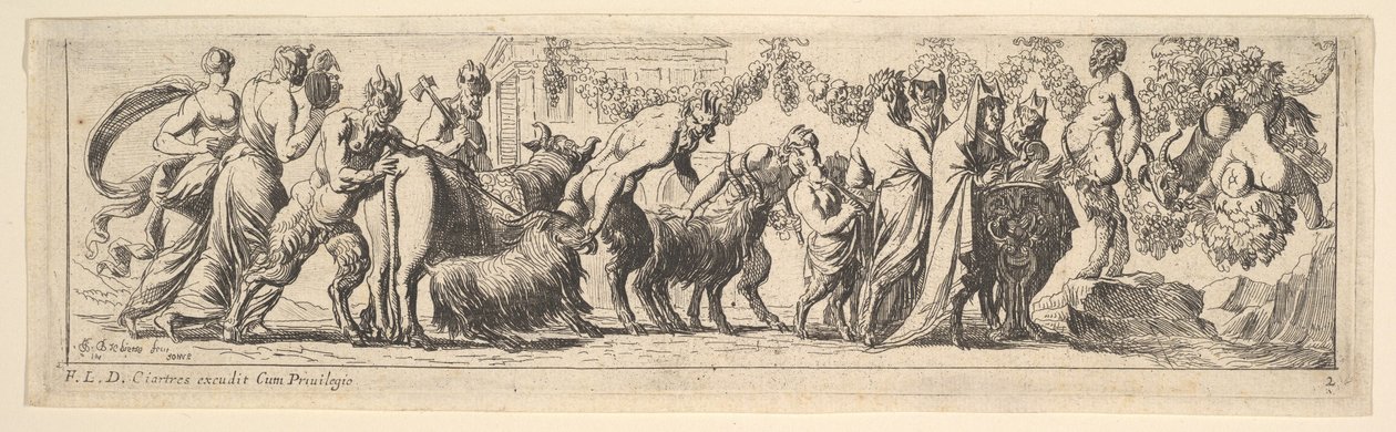 Bachnal, 1615-42. av Pierre Brebiette