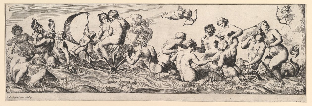 Bacchanal, 1600-tallet. av Pierre Brebiette