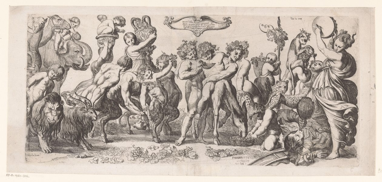 Triomf van Bacchus av Pierre Brebiette