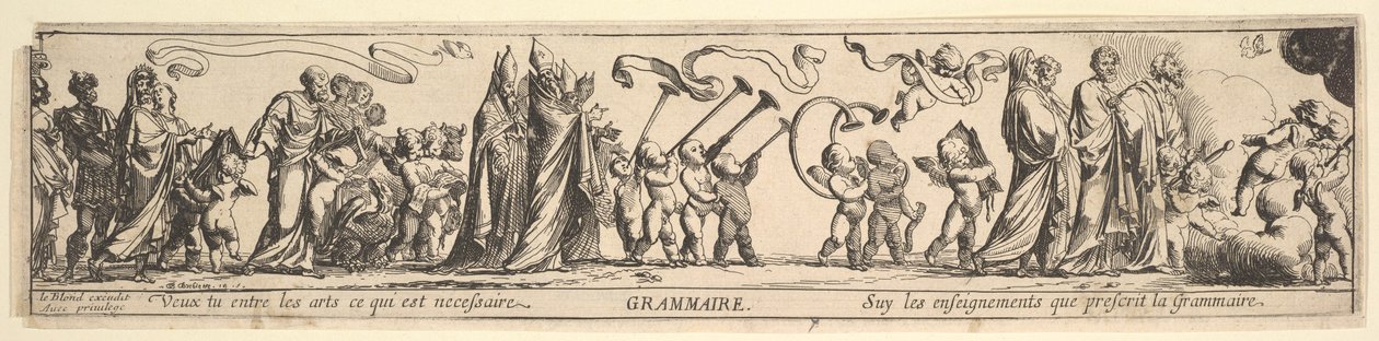 Grammatikkens triumf, 1600-tallet. av Pierre Brebiette
