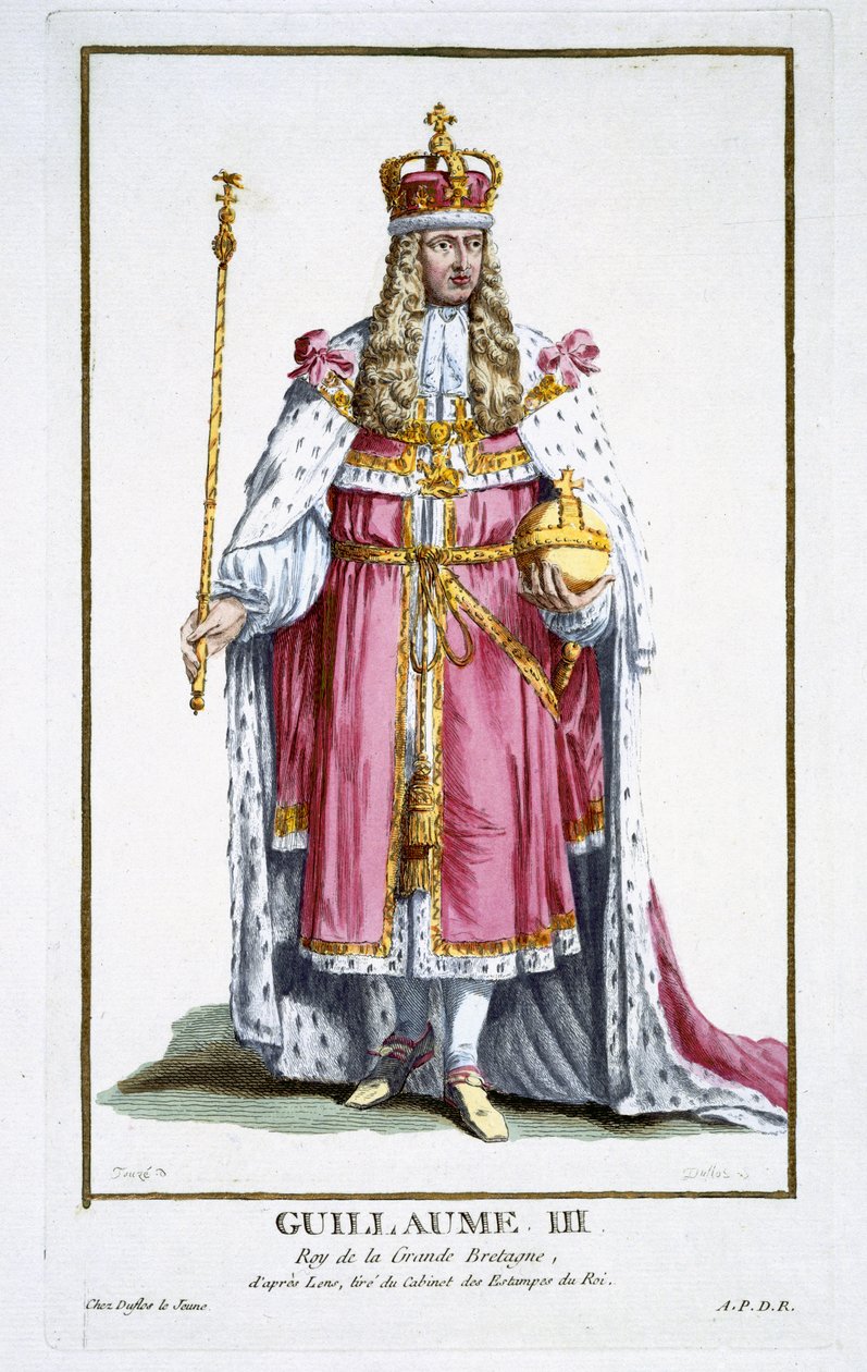 William III (1650-1702) av Orange, 1780 av Pierre Duflos