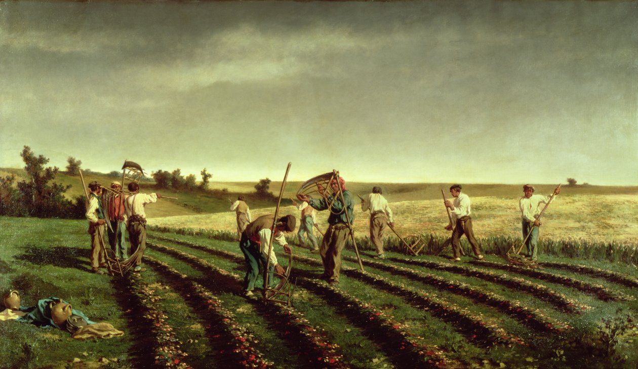 Reaping Sainfoin i Chambaudouin, 1882 av Pierre Edmond Alexandre Hedouin