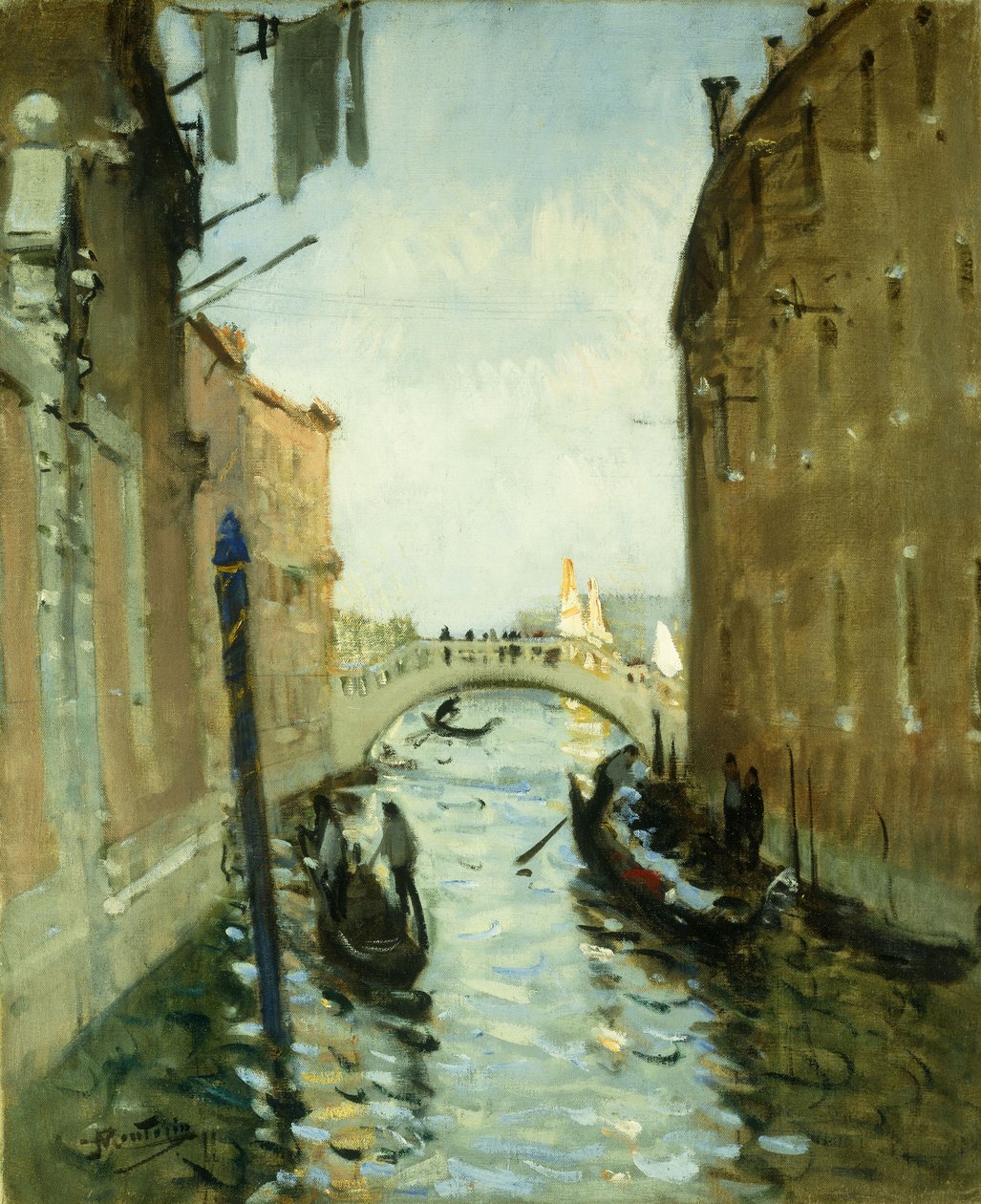 Venezia; kom av Pierre Eugene Montezin