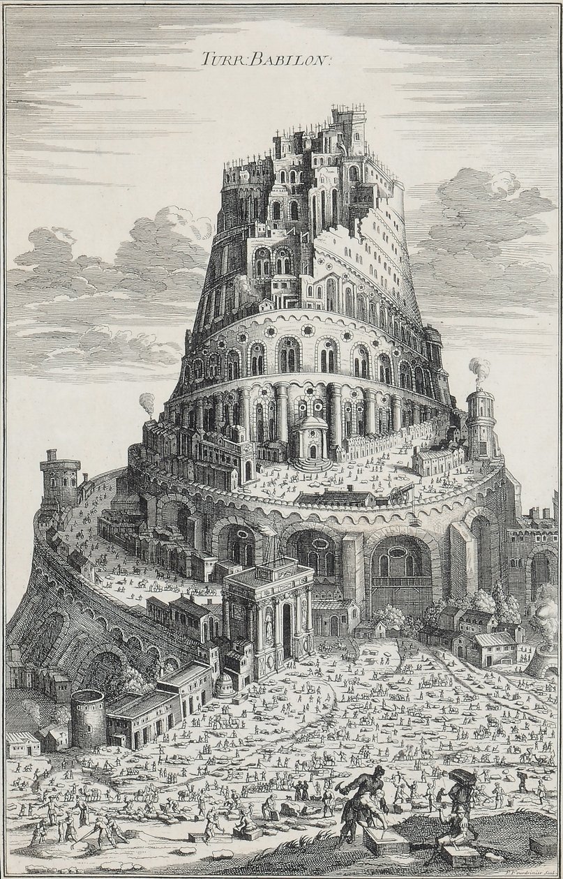 Babylons tårn av Pierre Fourdrinier