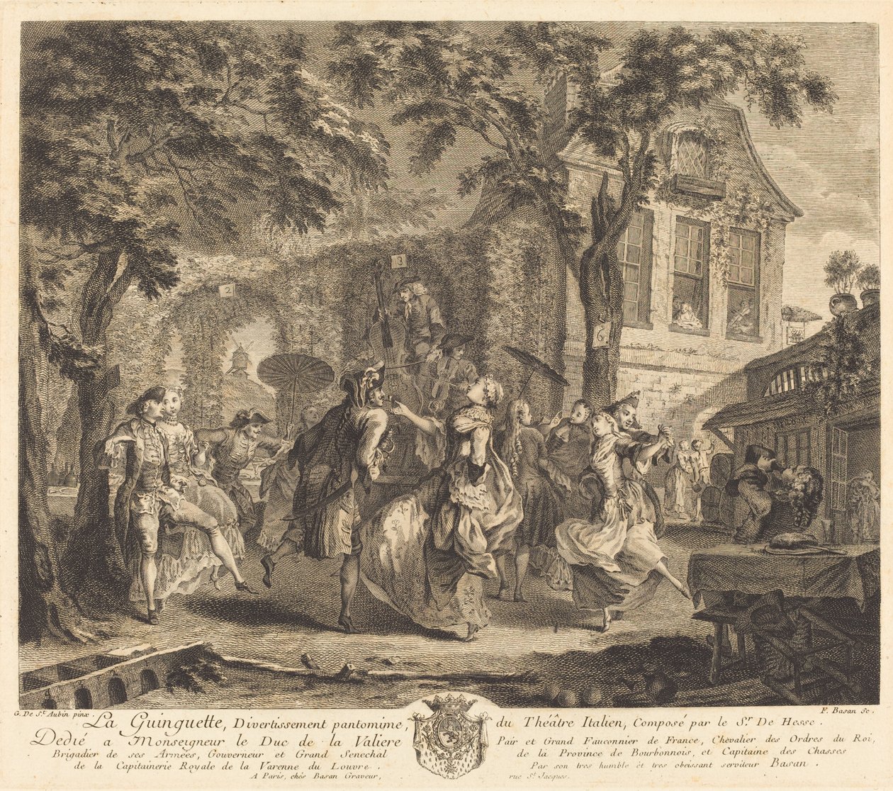 The Tavern, 17611762. av Pierre François Basan