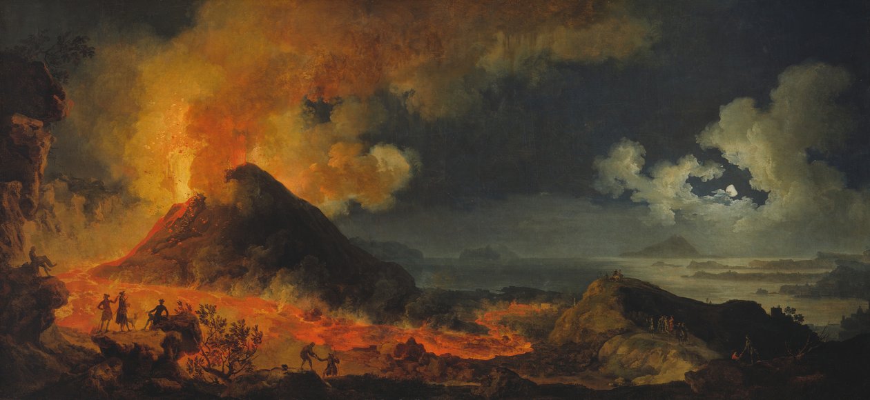 Vesuvs utbrudd, 1771. av Pierre Jacques Volaire
