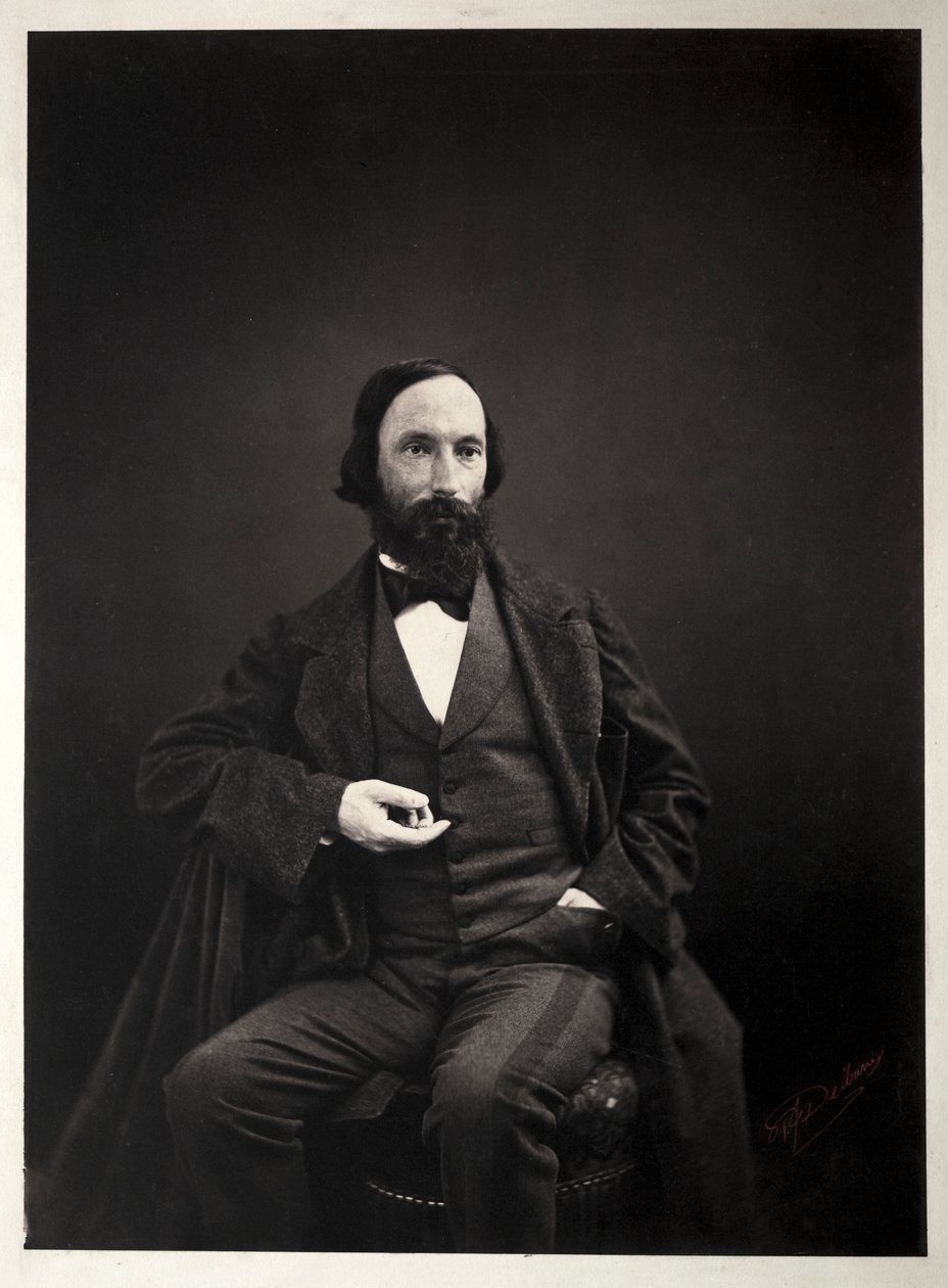 Auguste Vacquerie av Pierre Jean Delbarre