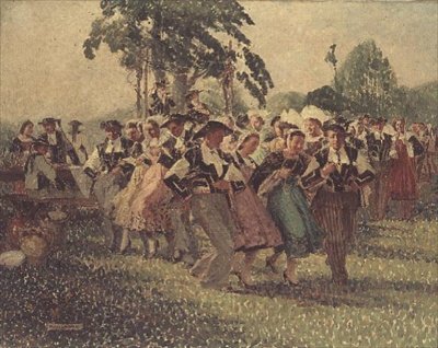 Dans på Pontivy av Pierre Louis Cadre