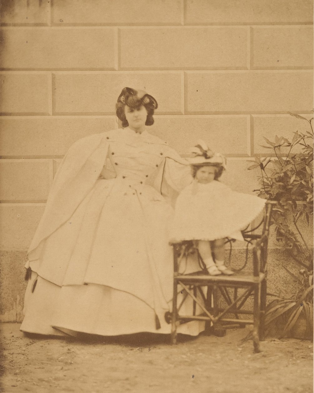 Moren og brudgommen, 1860-tallet. av Pierre Louis Pierson
