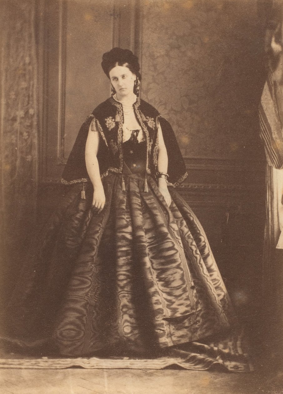 Moirékjolen, 1860-tallet. av Pierre Louis Pierson