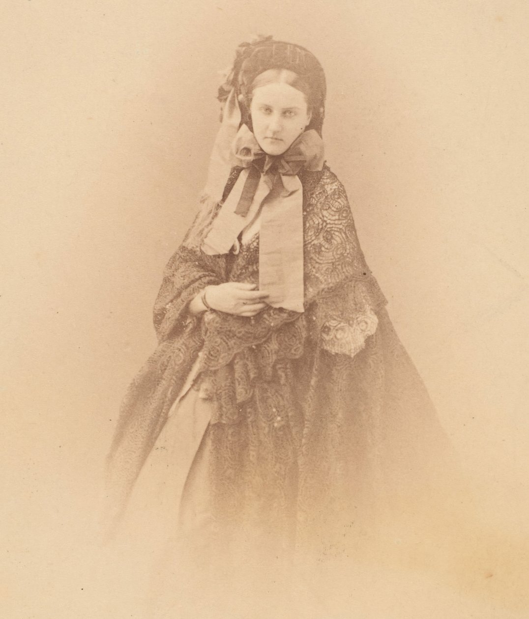Hodehatten, 1860-tallet. av Pierre Louis Pierson