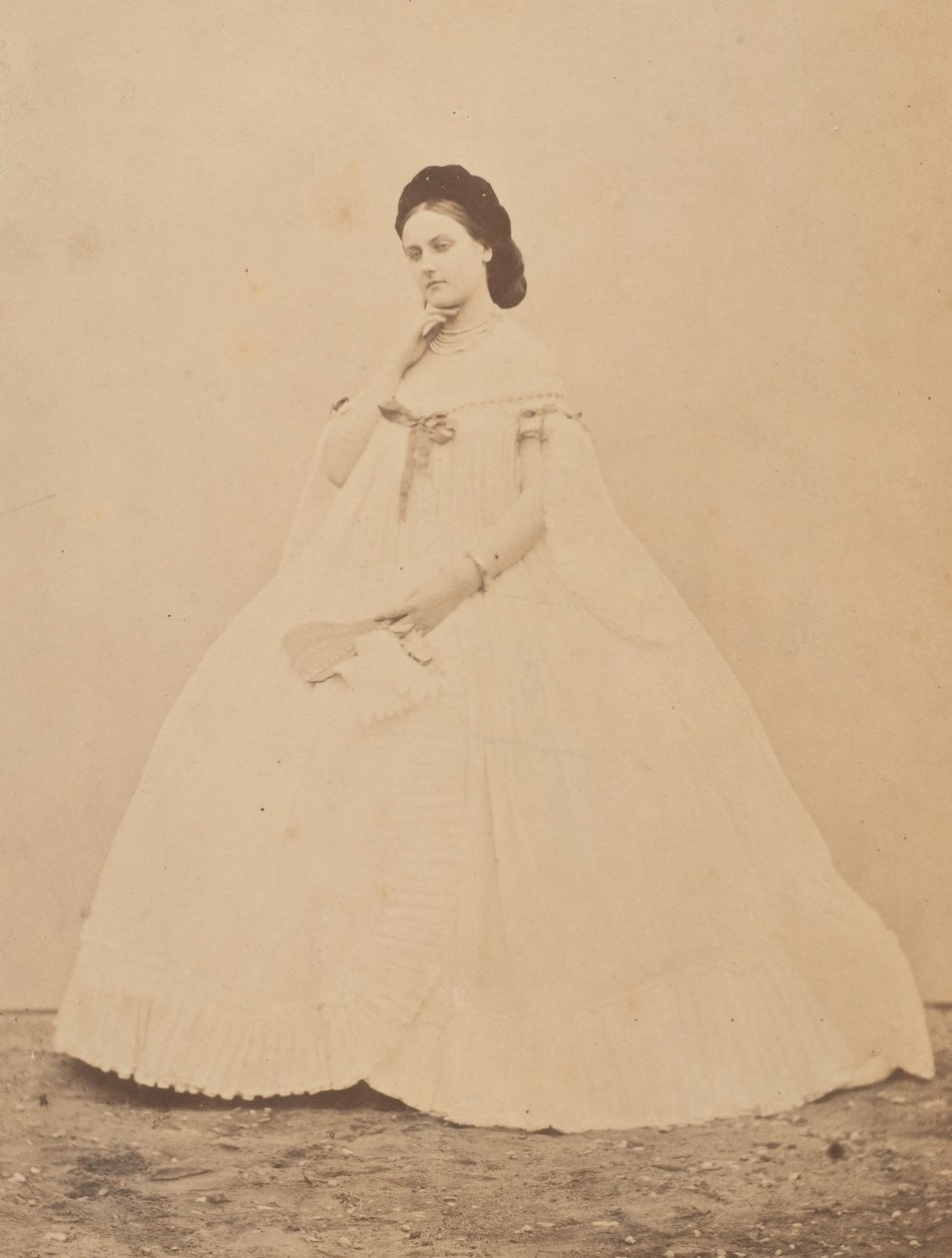 Den andre plisie-badekåpen, 1860-tallet. av Pierre Louis Pierson
