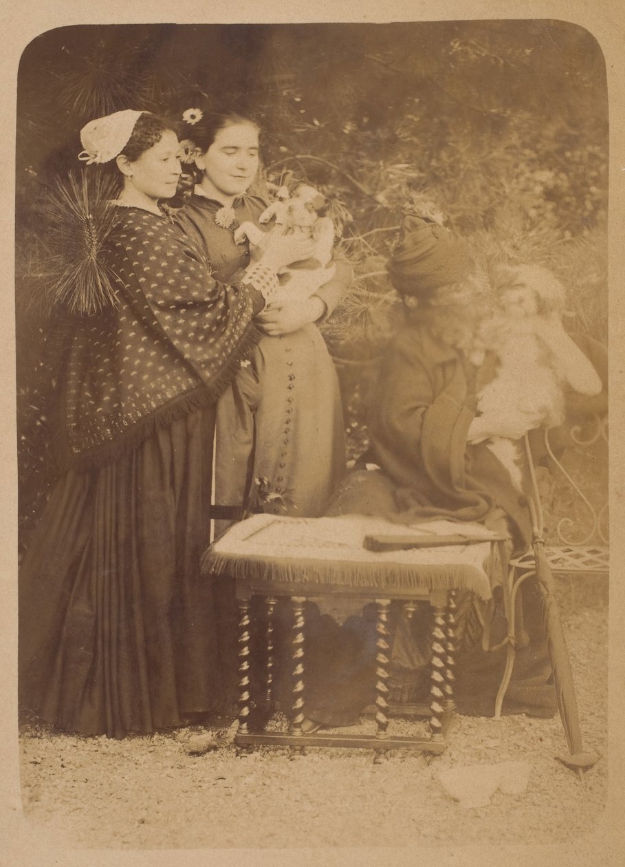 Hundene, 1860-tallet. av Pierre Louis Pierson