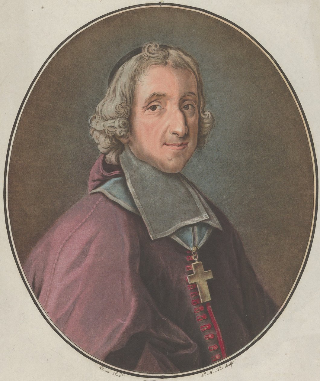 Portrett av Fénelon, 1793. av Pierre Michel Alix