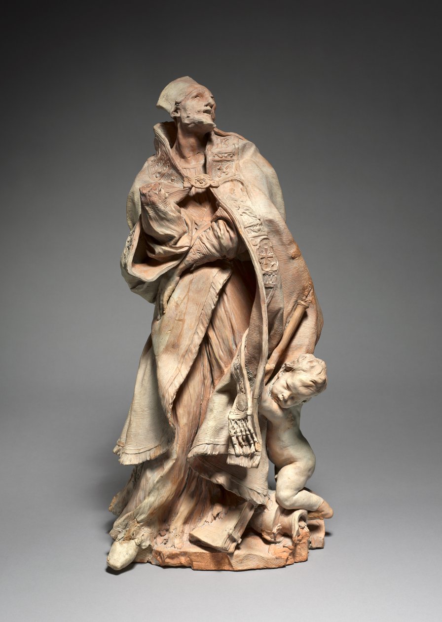 Studie for den salige Alessandro Sauli av Pierre Puget