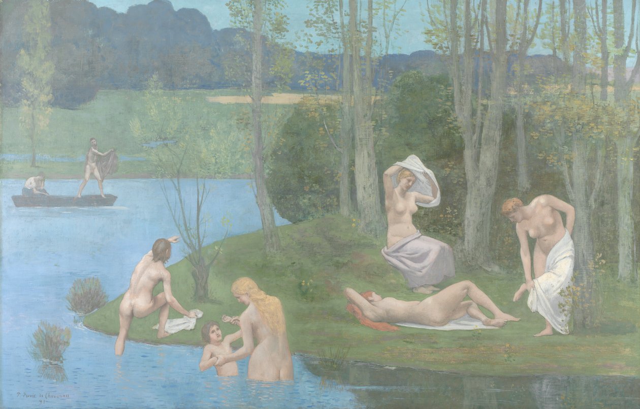 Sommer av Pierre Puvis de Chavannes